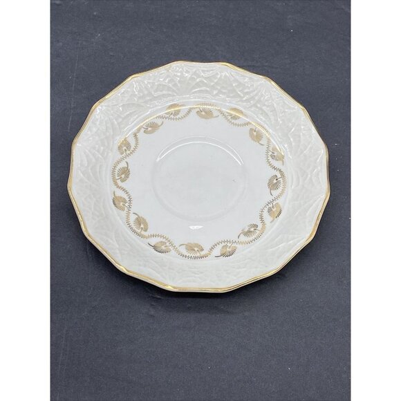 Royal China Tea Saucer & Bowl Set 22K Gold Trim Sebring Ohio Pattern 3007 - Picture 15 of 16